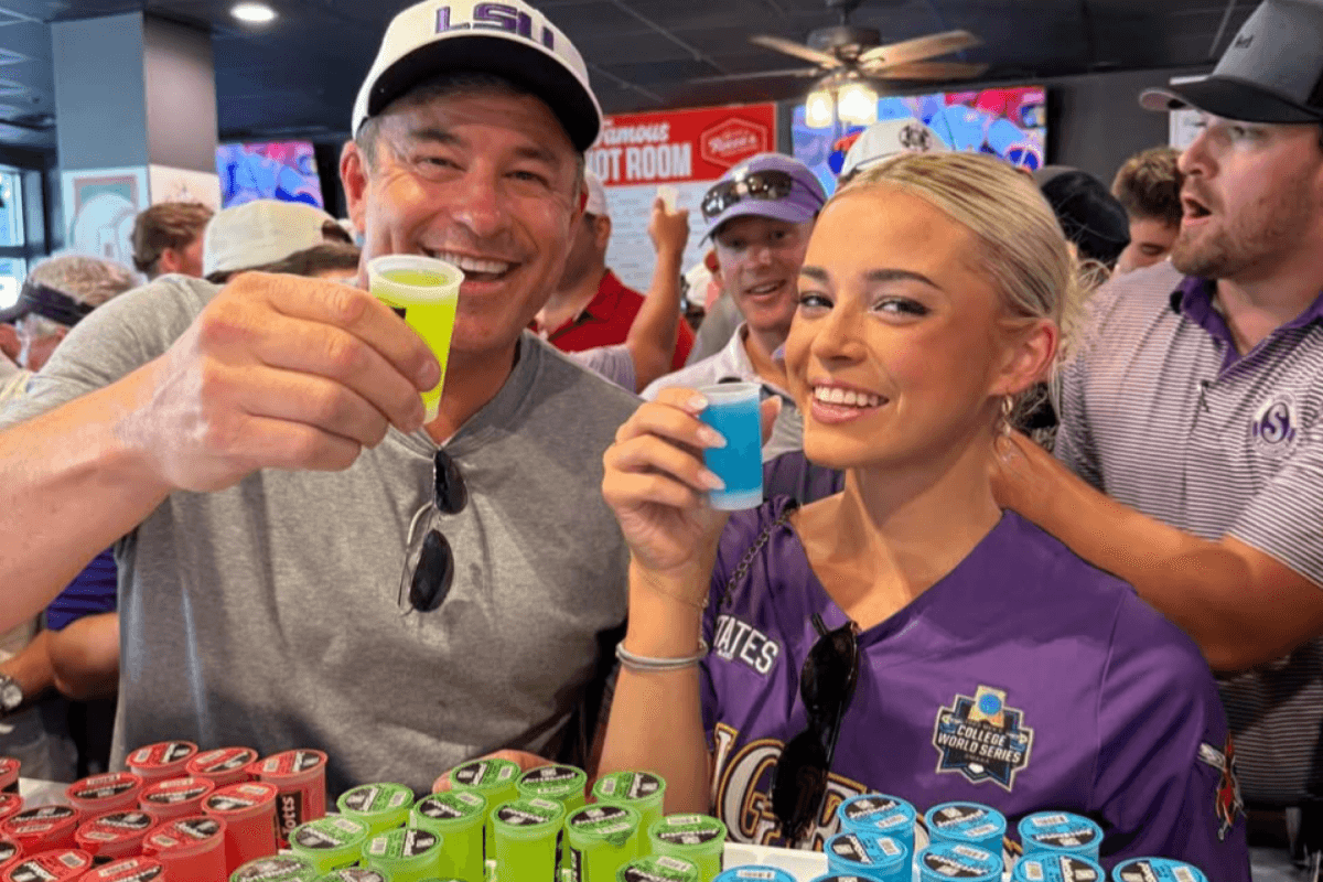 Livvy Dunne Helps LSU Take Control in Jello Shot Competition