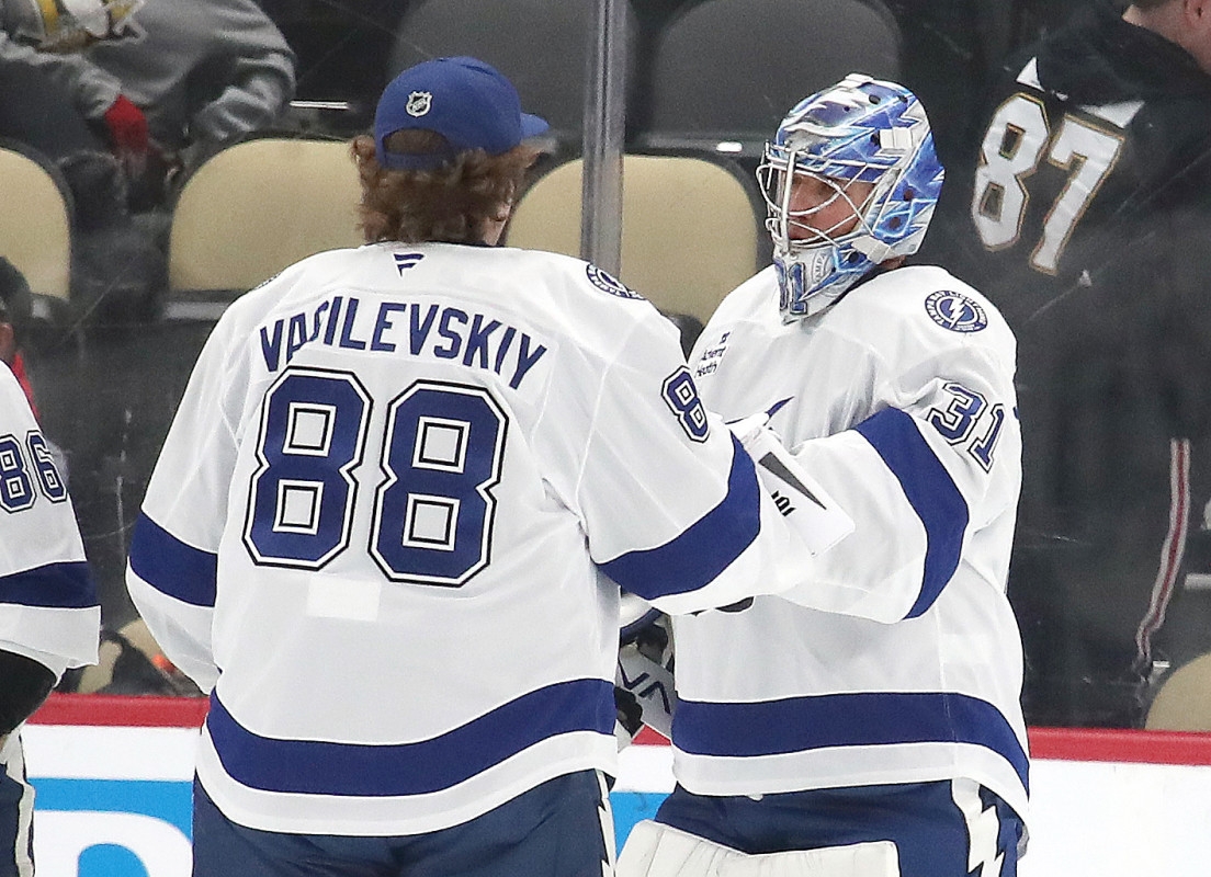Lightning Make Goalie Move Wednesday Amid Andrei Vasilevskiy's Vezina Finalist Nod