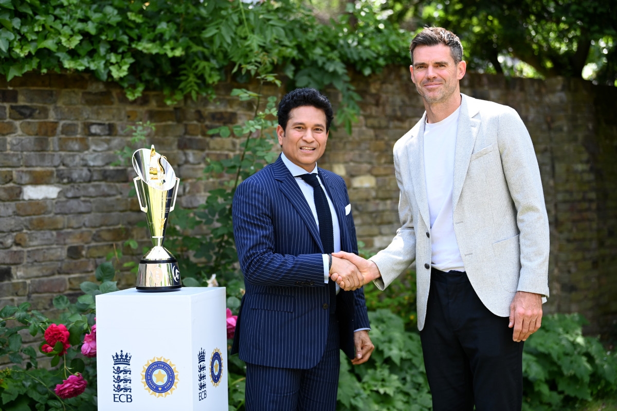 Anderson-Tendulkar Trophy Unveiled