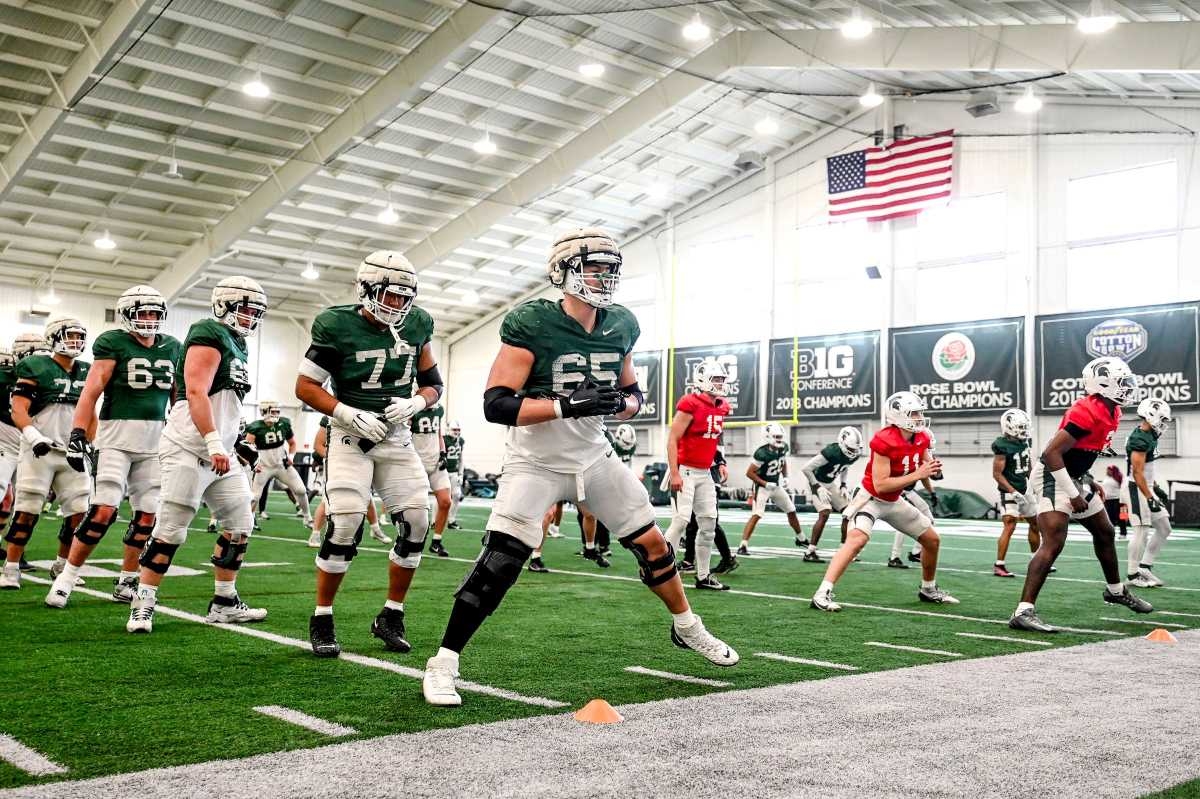 Jonathan Smith Impressed by Growth for Michigan State Football