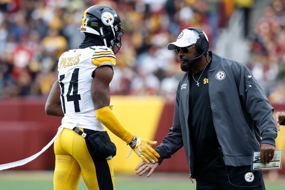 Amid Ugly Receiver History Steelers Mike Tomlin Pulled Plug On George Pickens