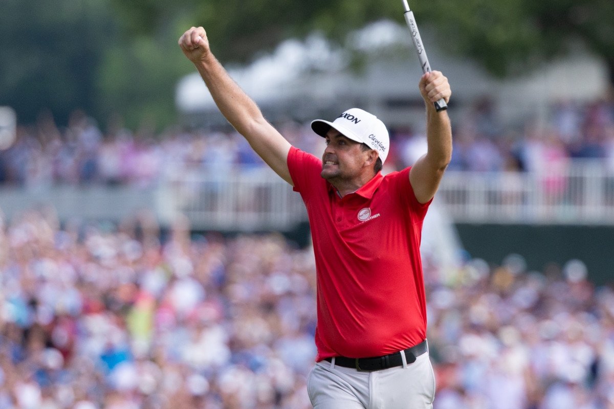 Keegan Bradley Shouts 'Bad Words' After Travelers Championship Win