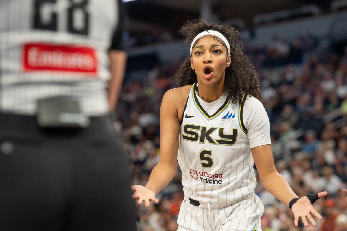 Angel Reese Has Heated Exchange With Courtside Fan During Sky-Lynx Game