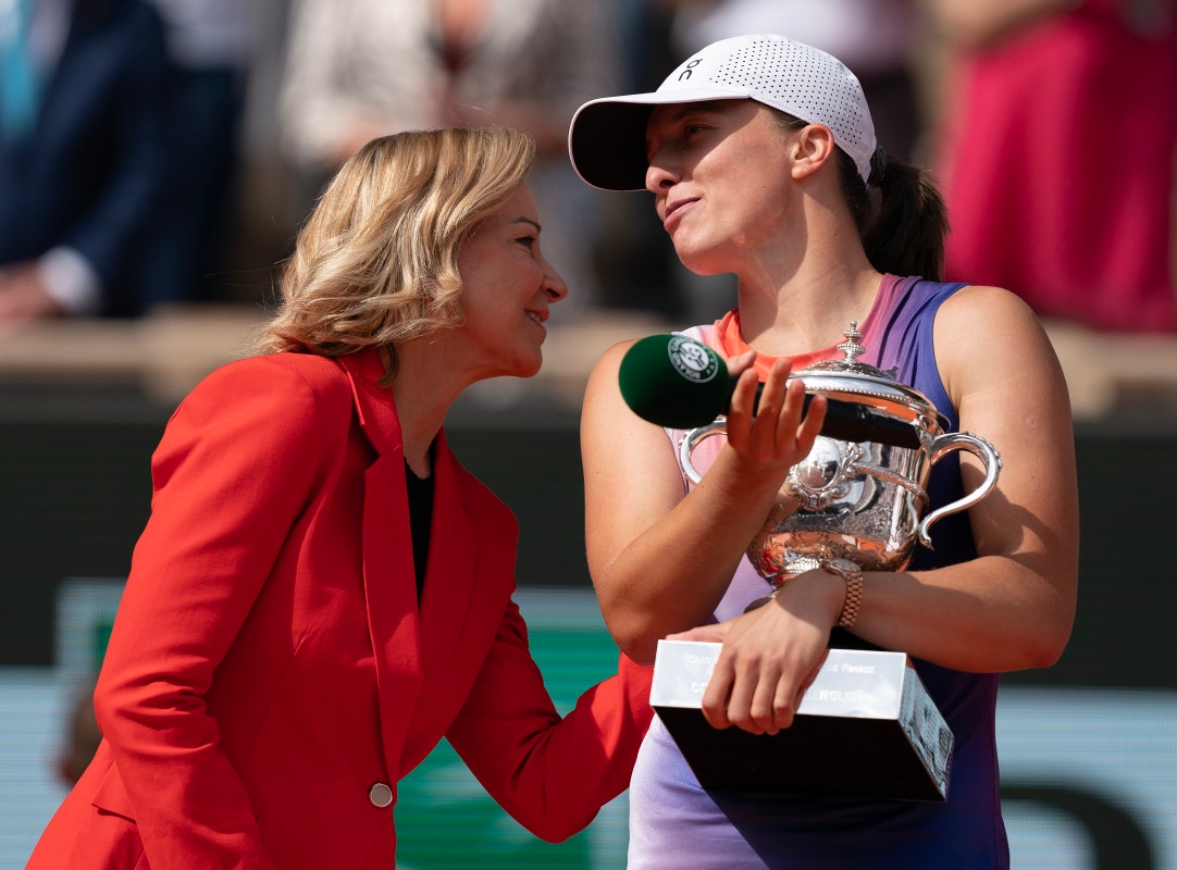 Chris Evert Shares Revealing Doping Test Story From Her WTA Career