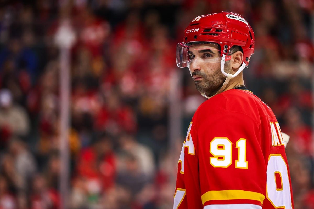Flames' Nazem Kadri Responds to Maple Leafs Trade Talk