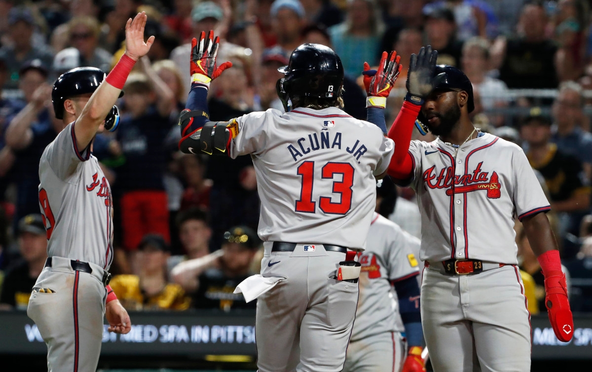 Atlanta Braves Outfielder Ronald Acuña Jr. Homers in First Rehab Game
