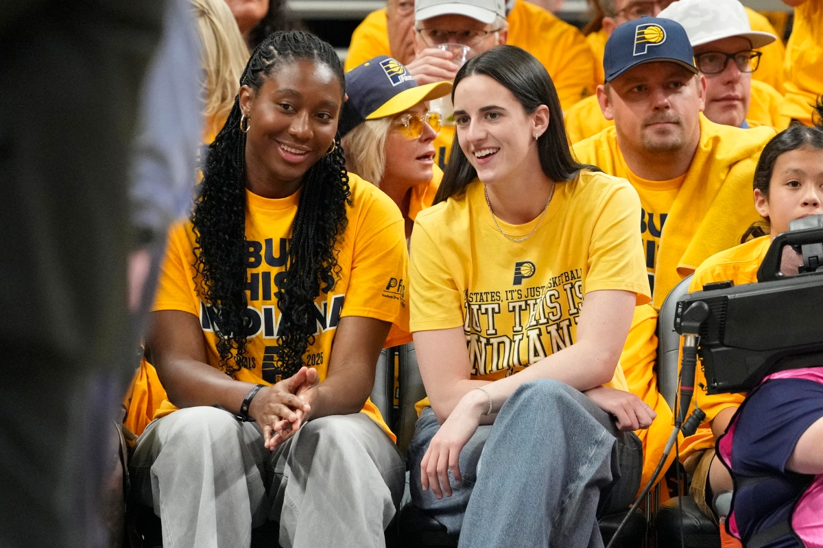 Caitlin Clark Draws Attention For What She Did During NBA Finals Game 3