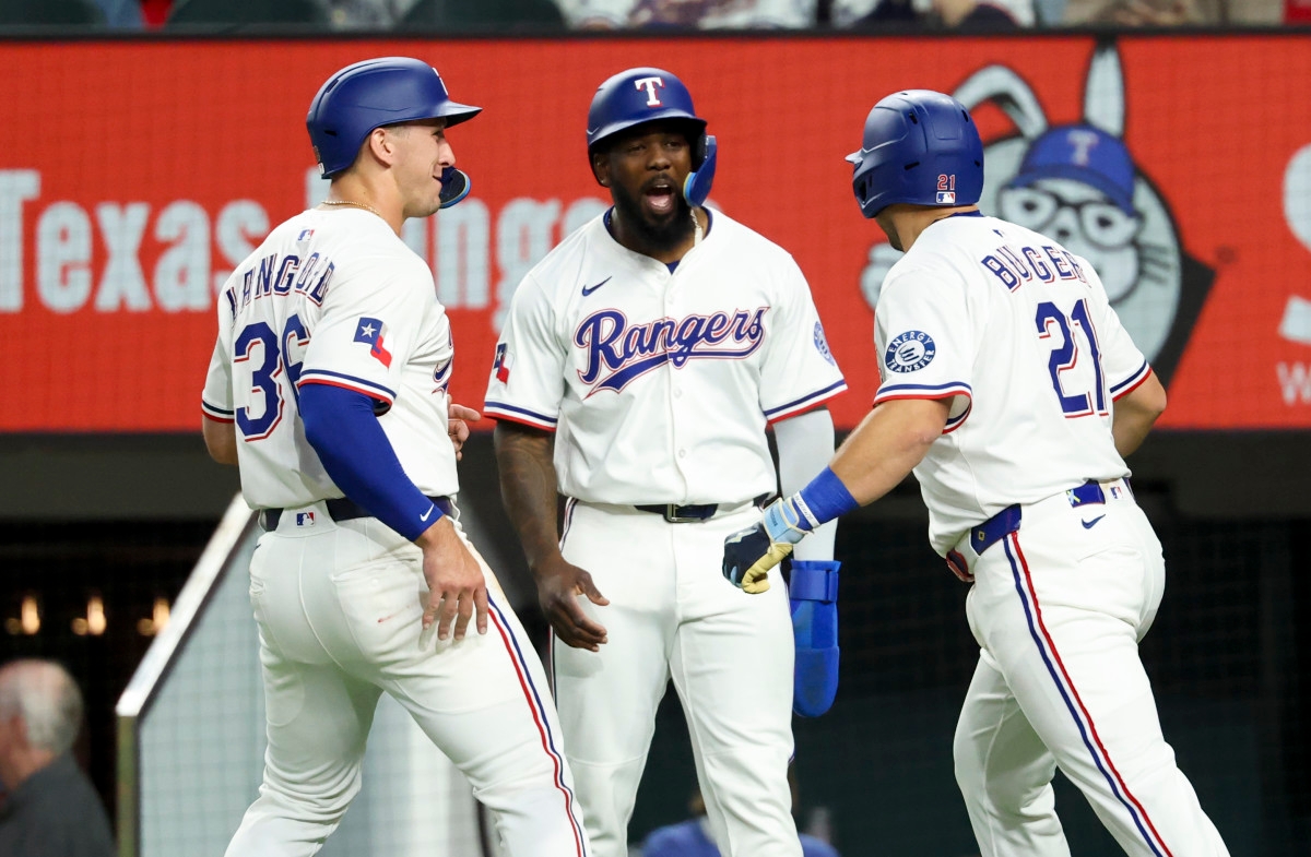 Dodgers Trade Idea Replaces Struggling Outfielder With Adolis Garcia