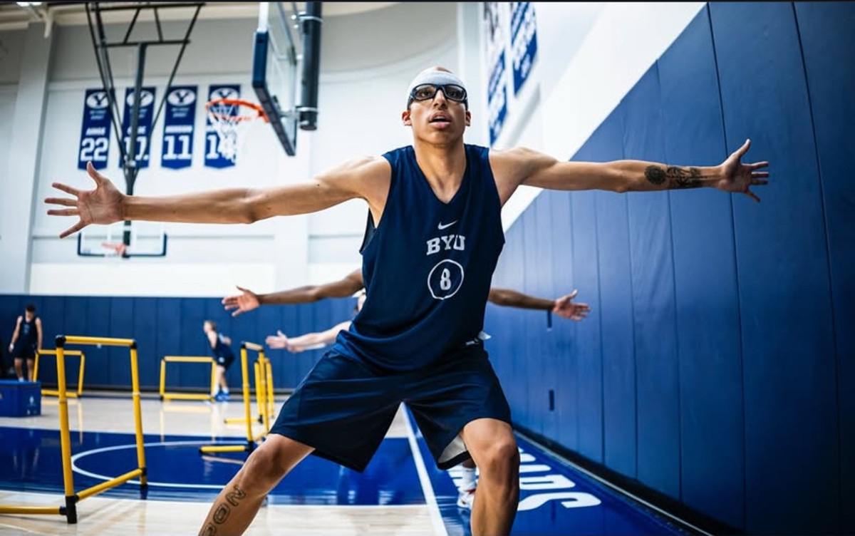 Getting to know Xavion Staton: BYU's 7-foot shot-blocking sensation