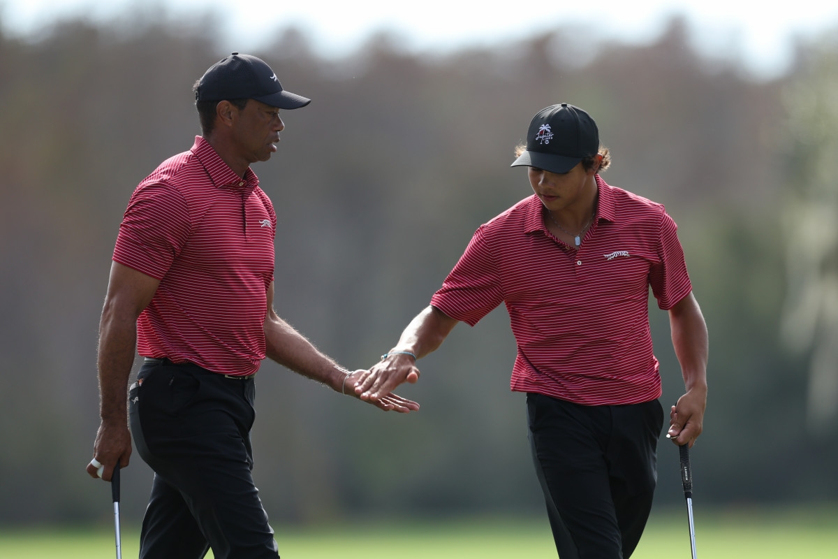 New Photo of Tiger Woods and Son Charlie Woods Grabs Attention
