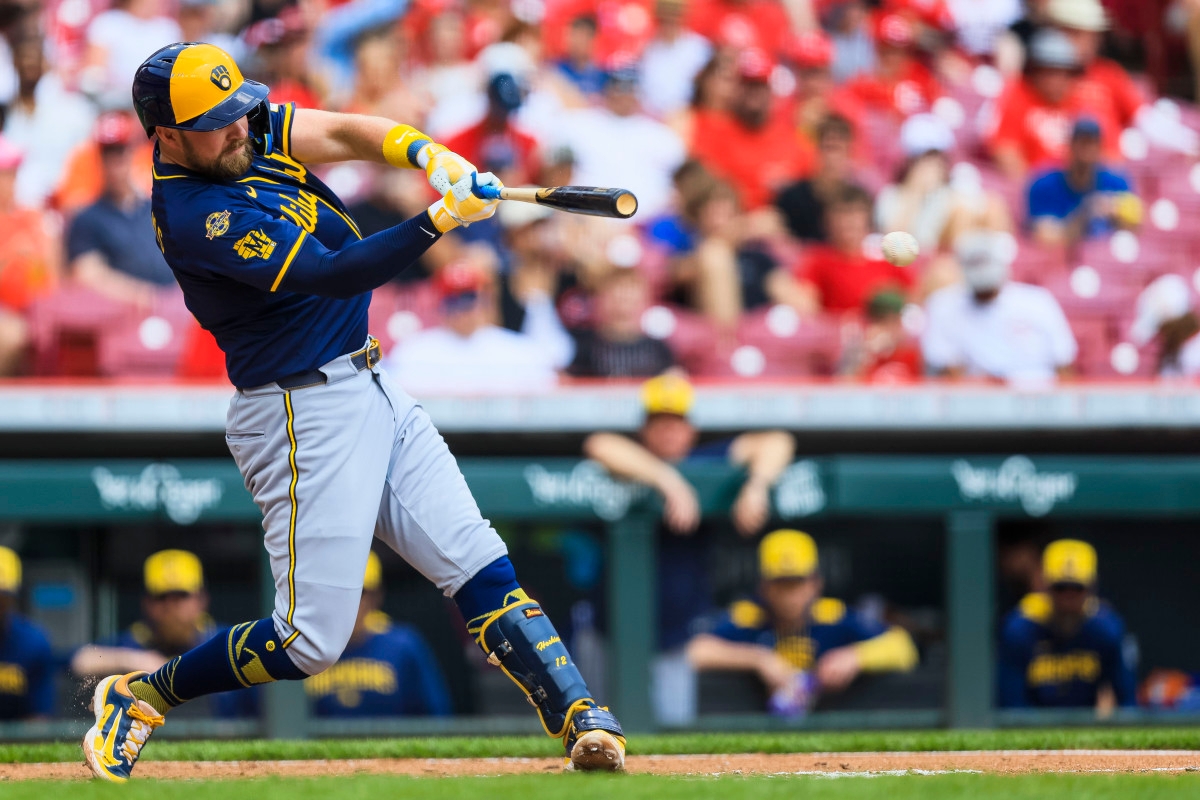 Red Sox Urged to Trade for Brewers' Rhys Hoskins ‘Right Now' Amid Rafael Devers Trade