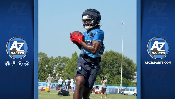 Titans Day 2 Training Camp Highlights: Cam Ward working his connection with Calvin Ridley and Chig Okonkwo