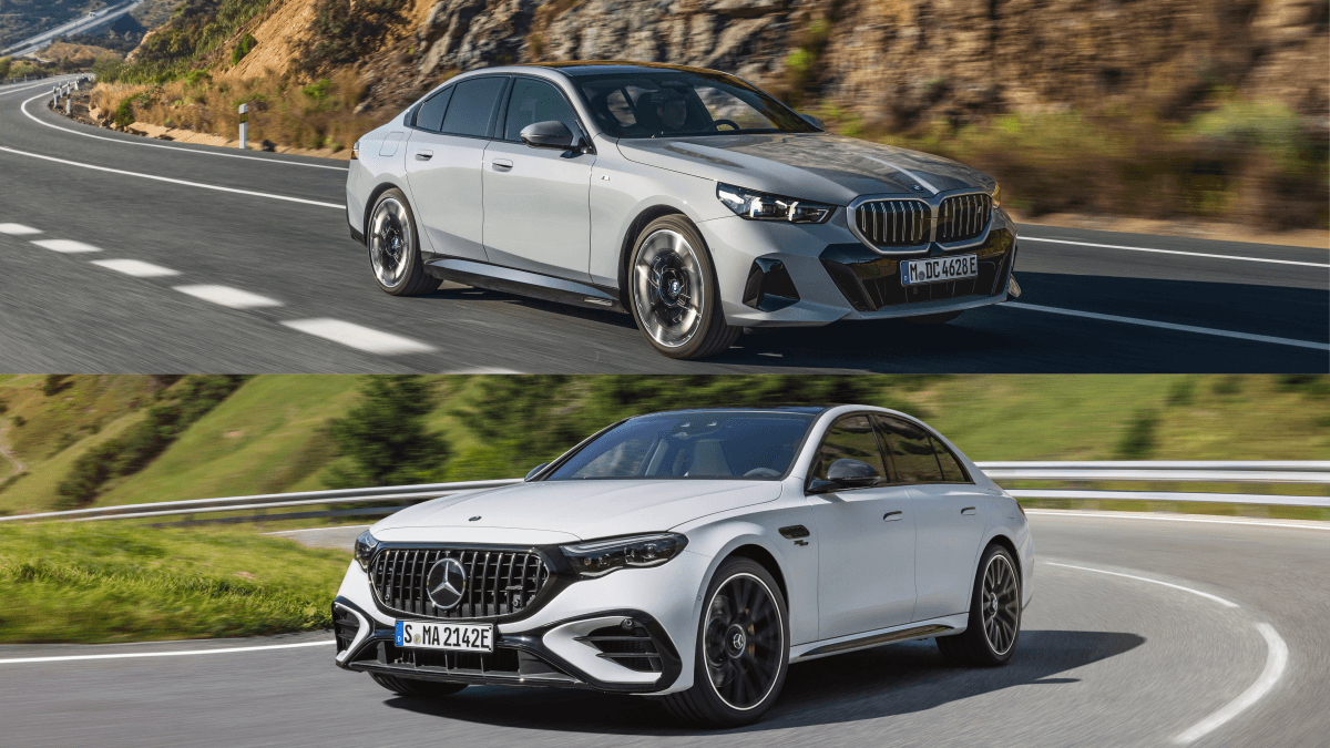 BMW 550e Hybrid vs AMG E53 Hybrid: Which one comes out on top?