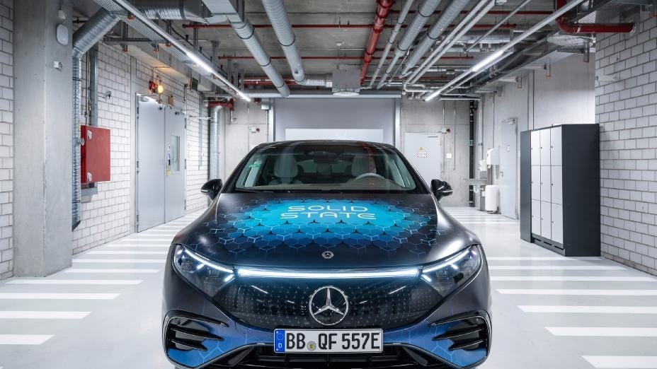 Mercedes Is Testing This Firm's Solid-State Cells