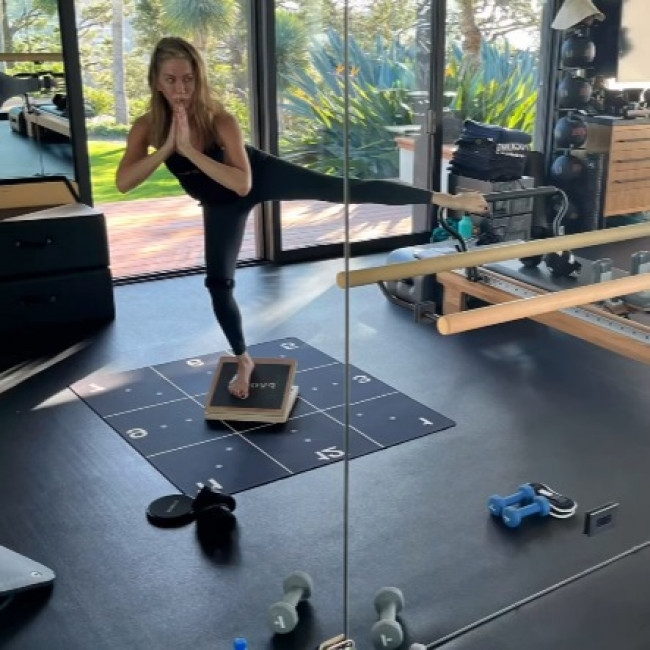 Jennifer Aniston is 'always hard working' when it comes to her fitness routine