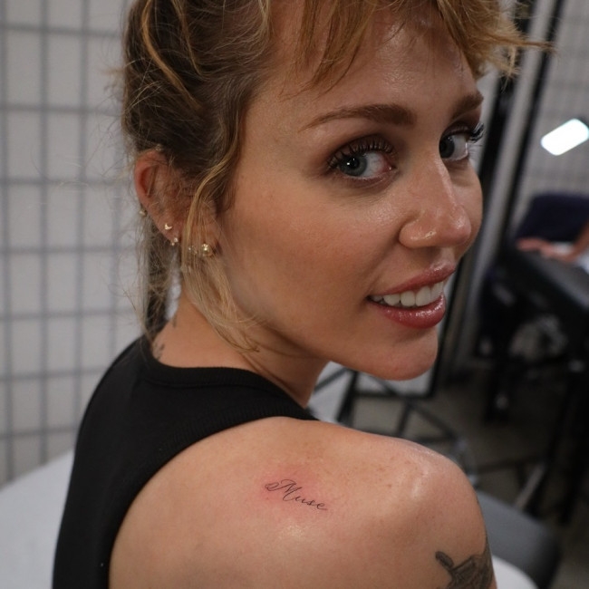 Miley Cyrus reveals latest tattoo is tribute to her mum Tish