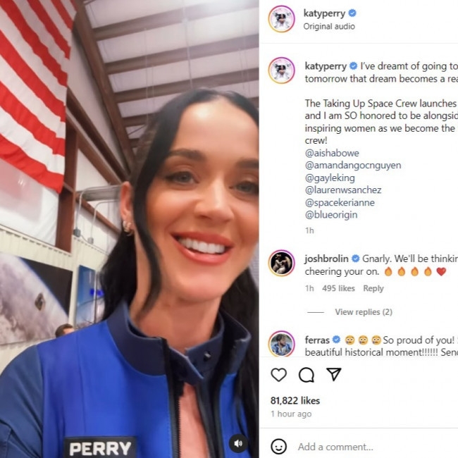 Katy Perry's 'confirmations from the heavens' ahead of space jaunt