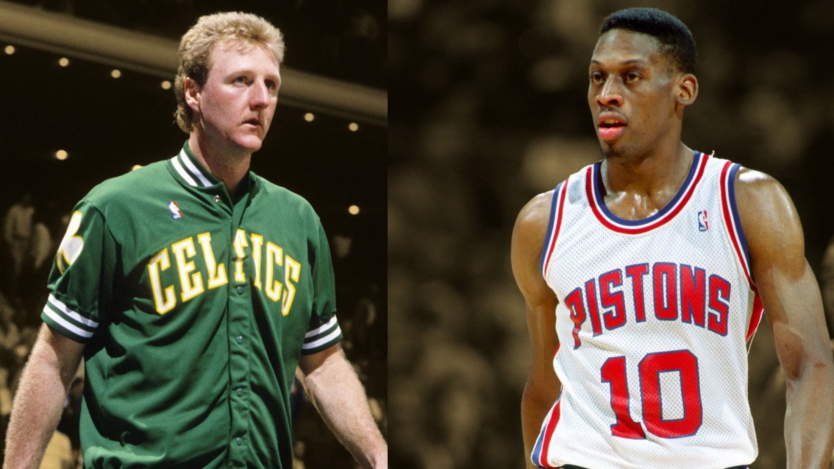 "Bill Laimbeer came and gave Larry a chop" - Dennis Rodman on the brawl that started the Pistons-Celtics rivalry