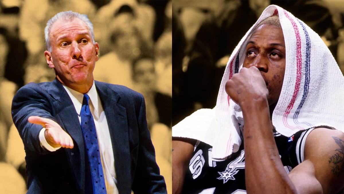 "He's Mr. Discipline, Mr. Straight, Mr. Conservative" - Dennis Rodman admits Gregg Popovich was "the big problem" in San Antonio