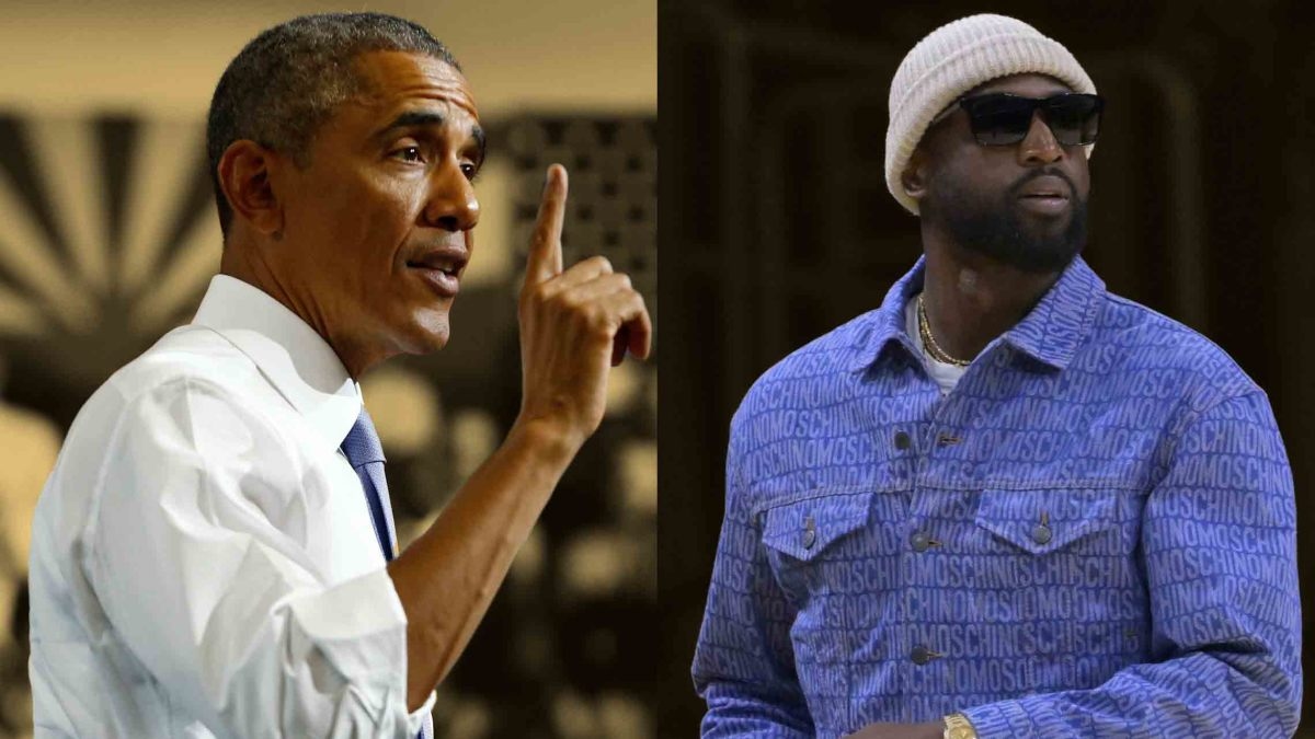 Dwyane Wade recall playing basketball with Barack Obama at the White House: "He hit the game-winning shot"