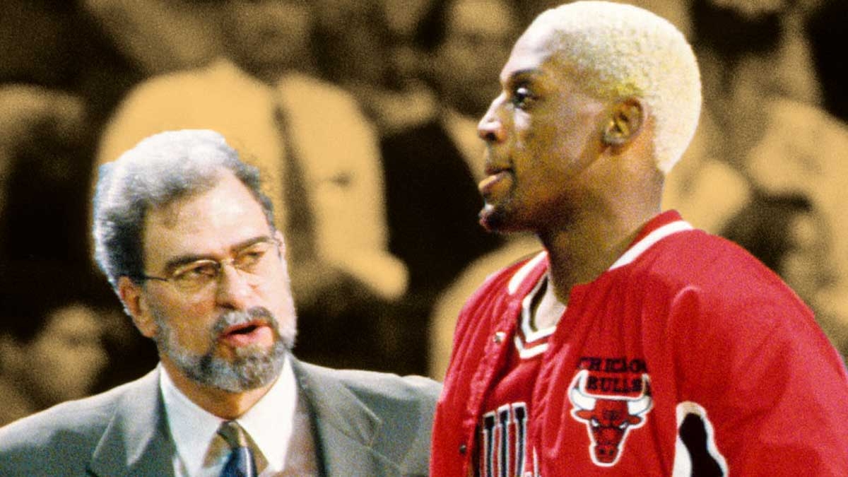 "He had a po'boy pulled down over his sunglasses" - Phil Jackson recalls Dennis Rodman's bizarre first meeting with Bulls