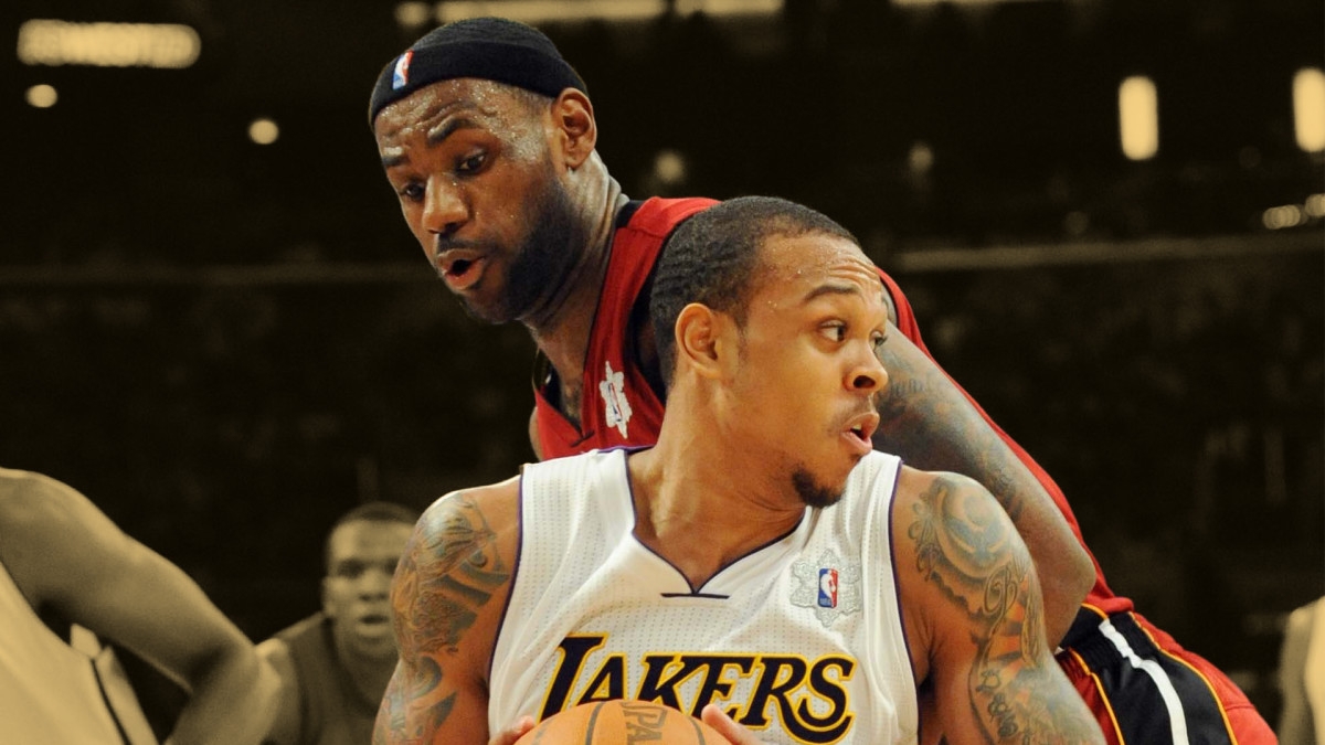 LeBron James gave Shannon Brown his "Welcome to the NBA moment": "Bron came hit me with the shot fake and put his shoulder all in my rib cage"