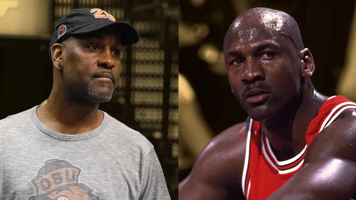 "Michael strategically talks. Once you get GP started. Forget about it" - Jim Jackson on difference between Michael Jordan and Gary Payton as trash-talkers