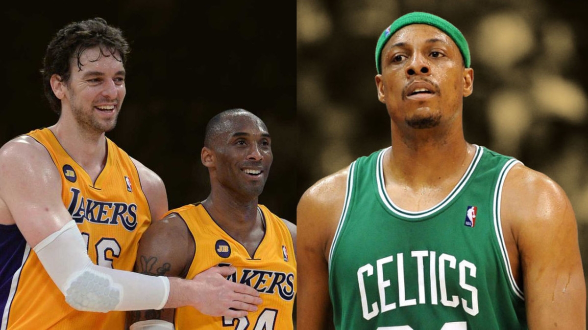Pierce reveals the difference in Gasol's approach when facing Celtics in 2010 NBA Finals: "I saw that Kobe installed that in him"