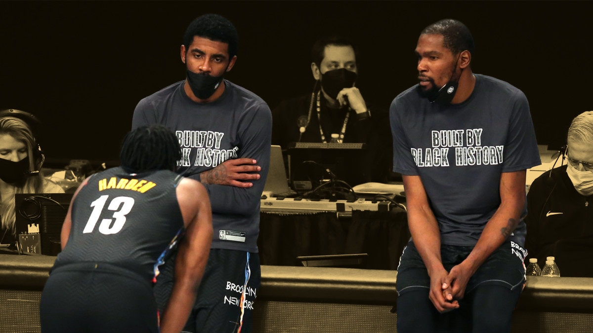 Kyrie says the Nets could've won multiple titles with him, Durant and Harden had some things go a different way: "It's sad to say it was a failure without a proper context"