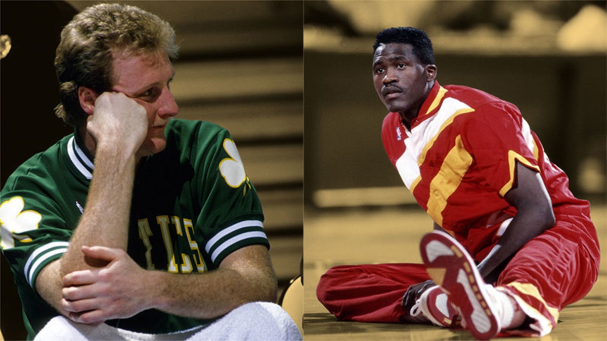 "We never shook hands, we never spoke our whole career" - Dominique Wilkins on why he and Larry Bird never got along over their lengthy NBA careers