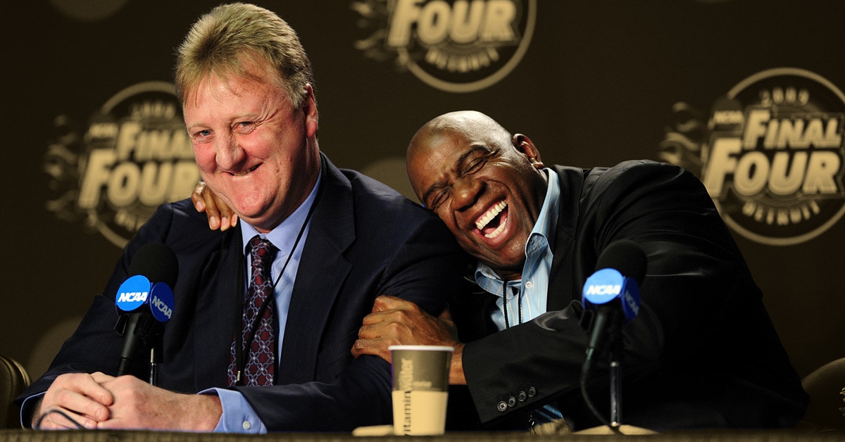 "There's a lot of people who helped save this NBA, it didn't start with us" - Bird rejected the narrative that he and Magic saved the NBA