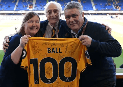 Wolves fan gets 100th birthday football wish