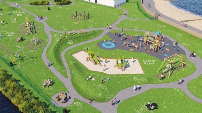 Work starts on seaside play area upgrade