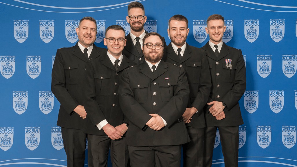 Awards for officers shot at by man with a crossbow