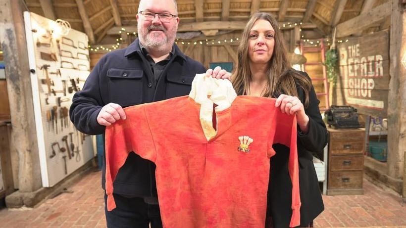 TV's Repair Shop fixes ruined historic rugby shirt