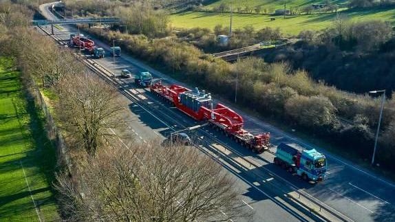 Road closures for abnormal load's journey
