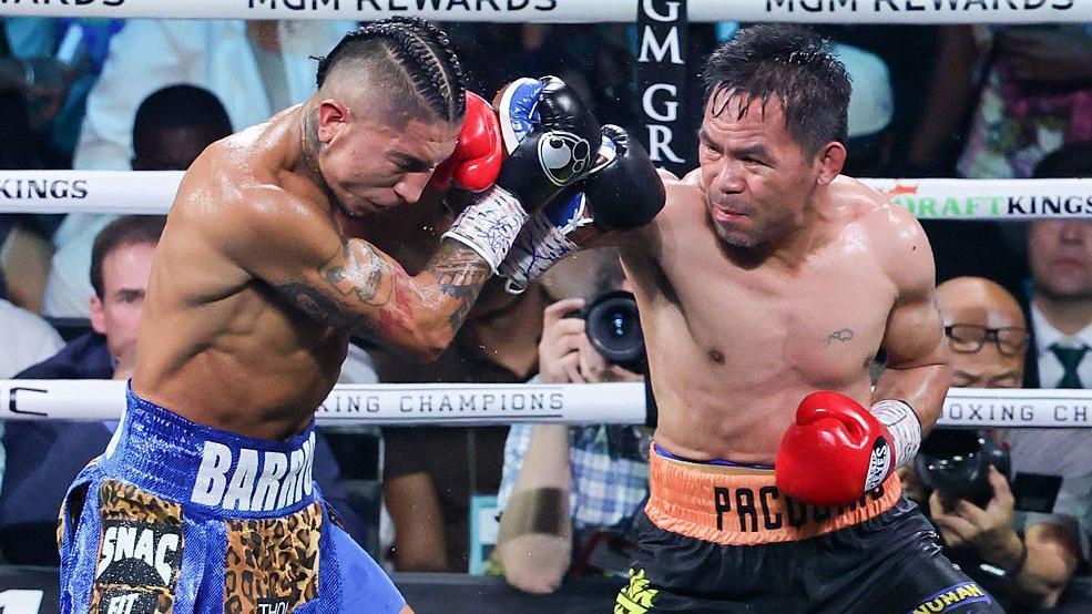 Pacquiao, 46, draws with Barrios in comeback fight