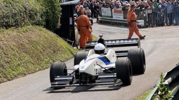 Drivers compete in the 'Monaco of hill climbing'