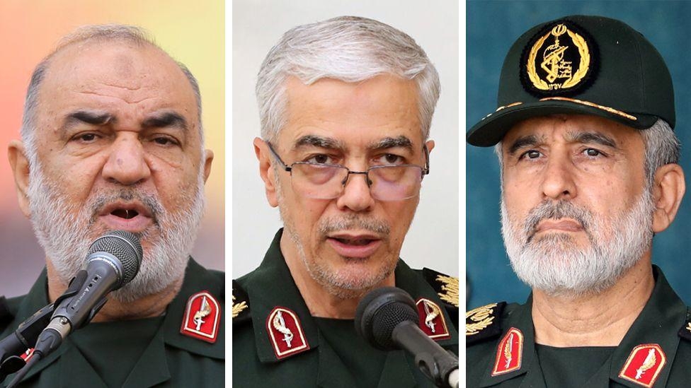 Who were the Iranian commanders killed in Israel's attack?