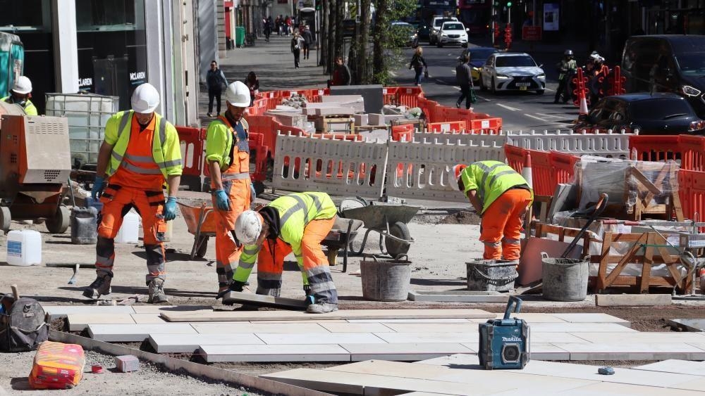 Disruption warning for city centre road works
