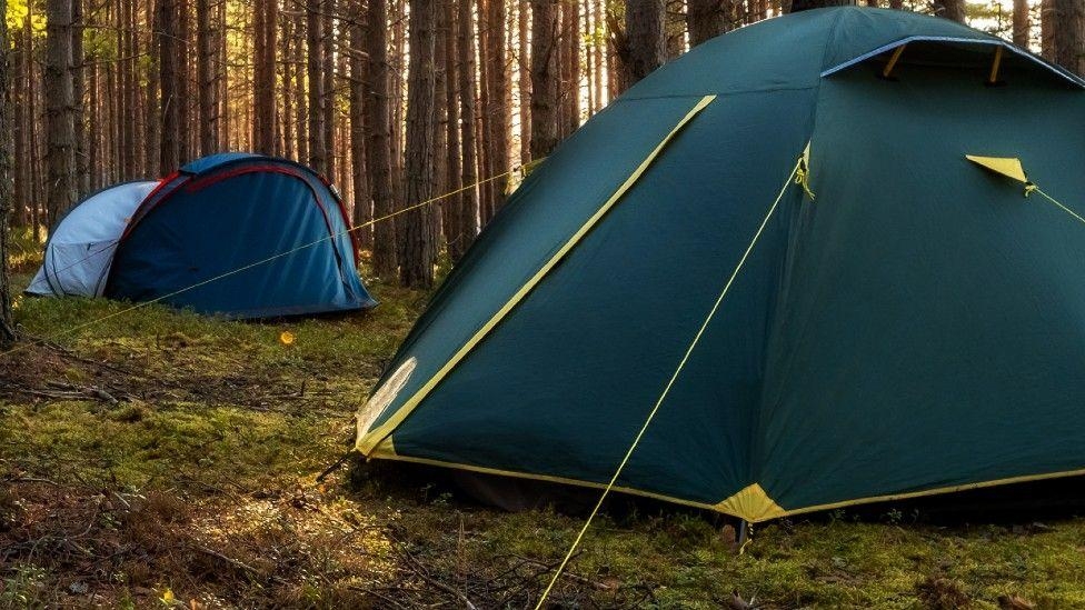 Suspected arson on tents used by homeless people