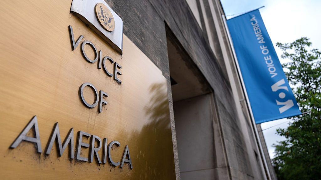 Hundreds of Voice of America reporters fired as Trump guts agency
