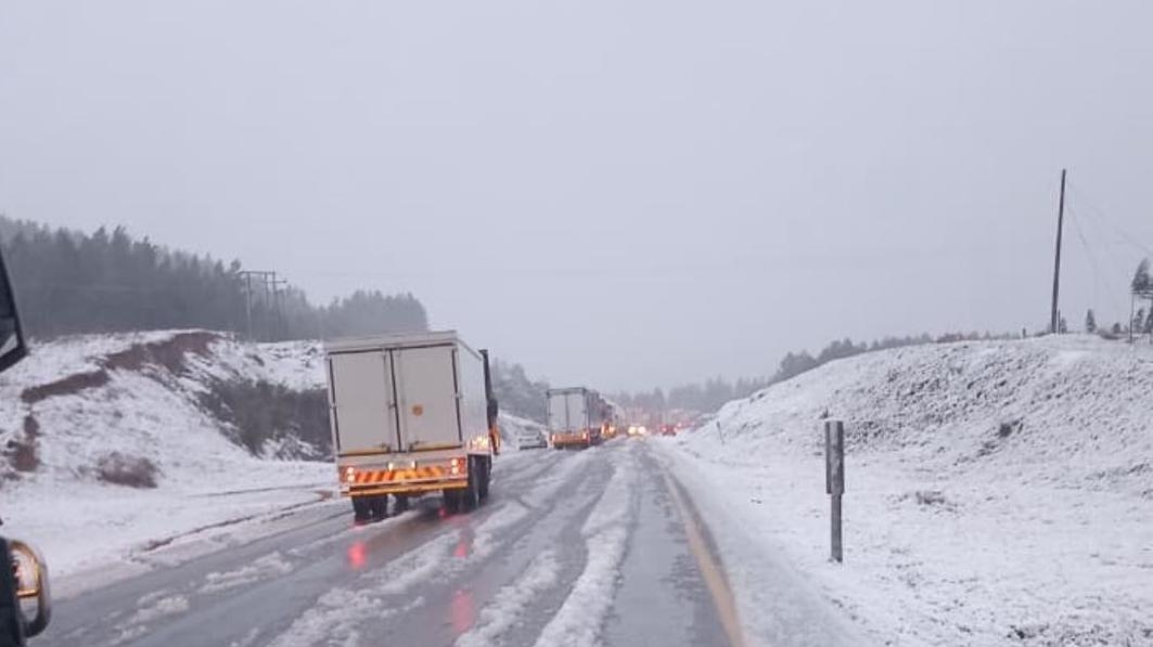 Schoolchildren swept away as heavy floods and snow hit South Africa
