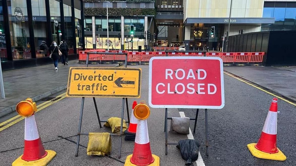 Town centre road could reopen by end of April
