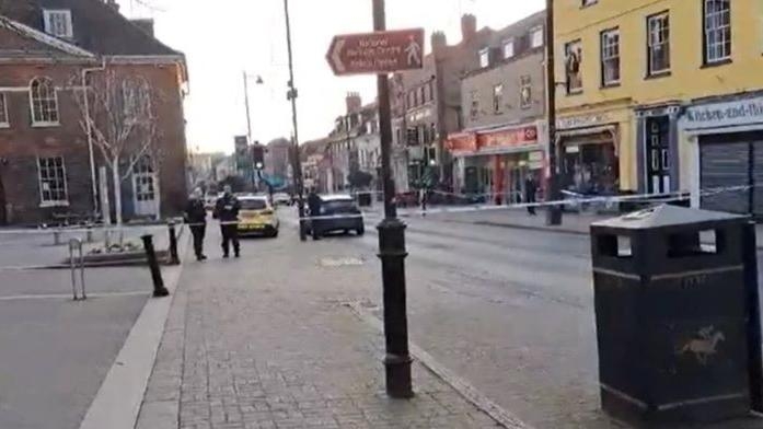 Third man arrested after 'major' town centre fight