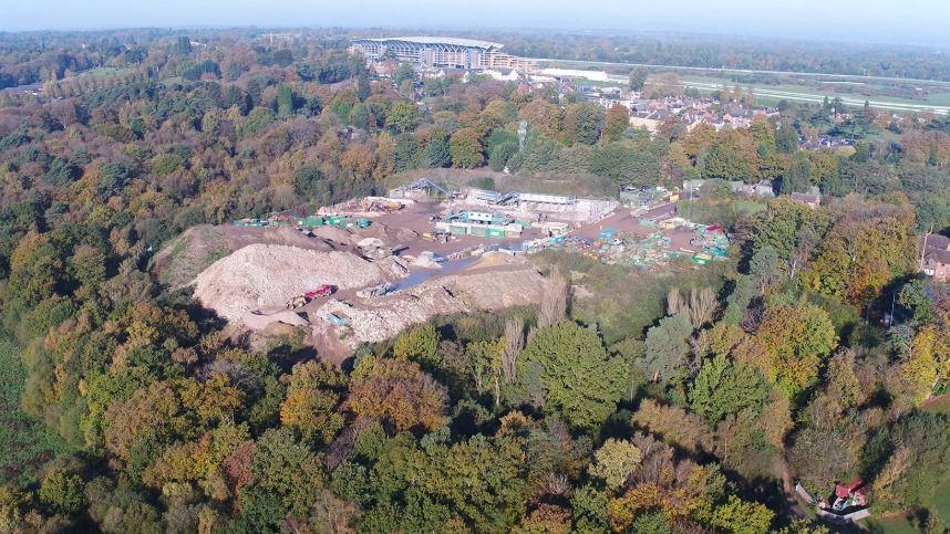 Plans submitted for new homes at waste facility
