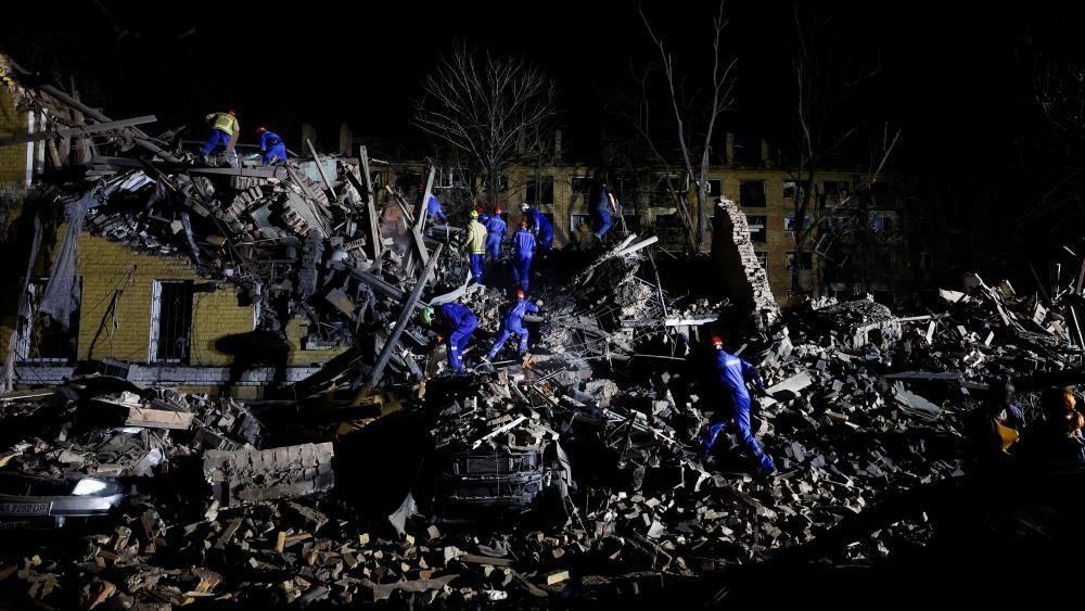 Kyiv hit by deadly Russian missile and drone attack
