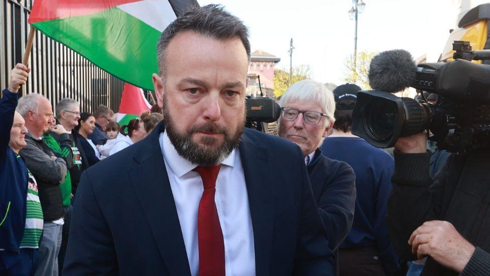 SDLP MP Colum Eastwood in court over pro-Palestinian rally
