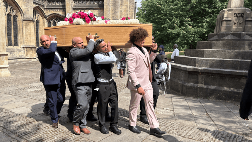 Hundreds attend funeral of David 'Syd' Lawrence