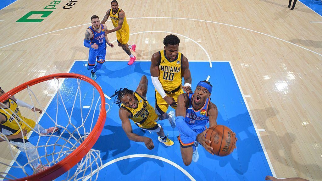Thunder beat Pacers to level NBA Finals